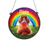 Cavalier King Charles Spaniel Rainbow Bridge Personalised Stained Glass Effect Suncatcher